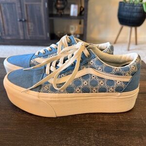 Vans - Denim Blue Lace Women's Sneakers